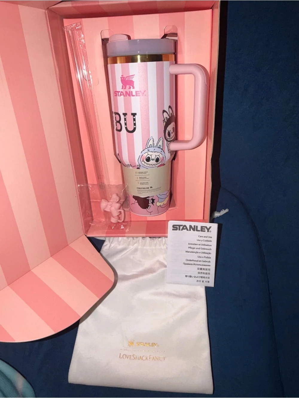 Stanley Pink Labubu Graphic Drinkware Box